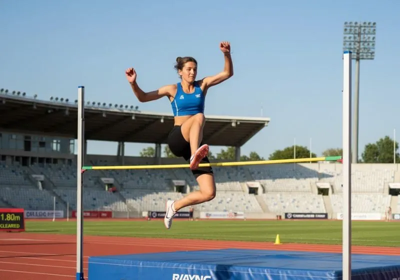 kỹ thuật nhảy cao kiểu bước qua