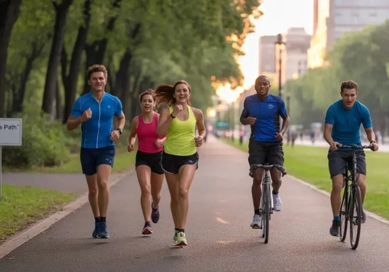 chạy bộ hay đạp xe giảm cân nhanh hơn